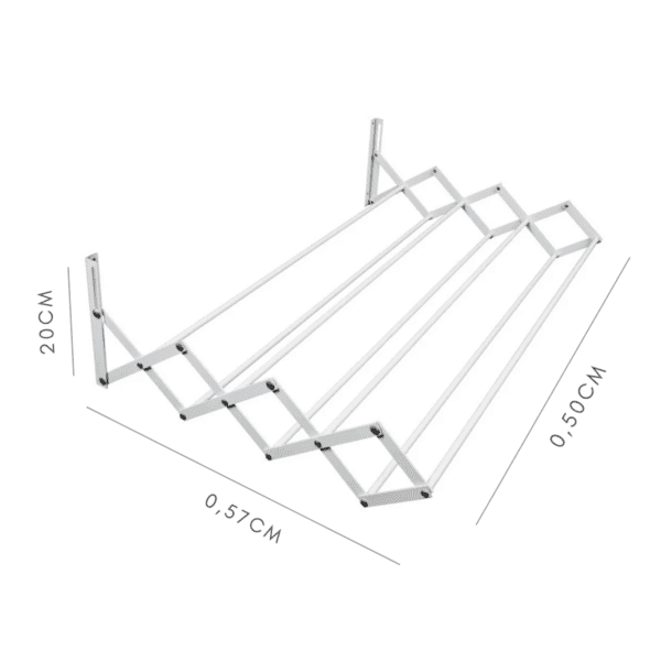 Varal Sanfonado 50cm x 07 Varetas 2