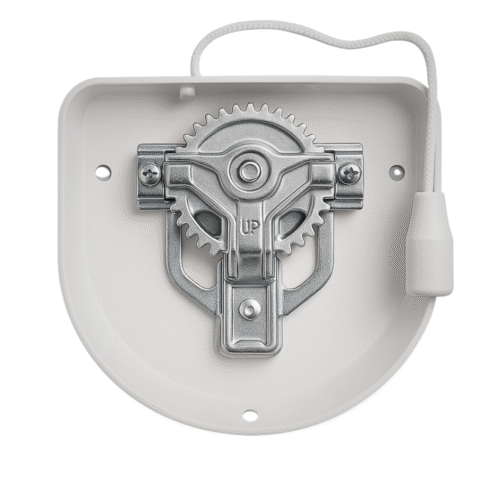 Manivela manual p/ varal de teto retrátil com trava automático – Branca